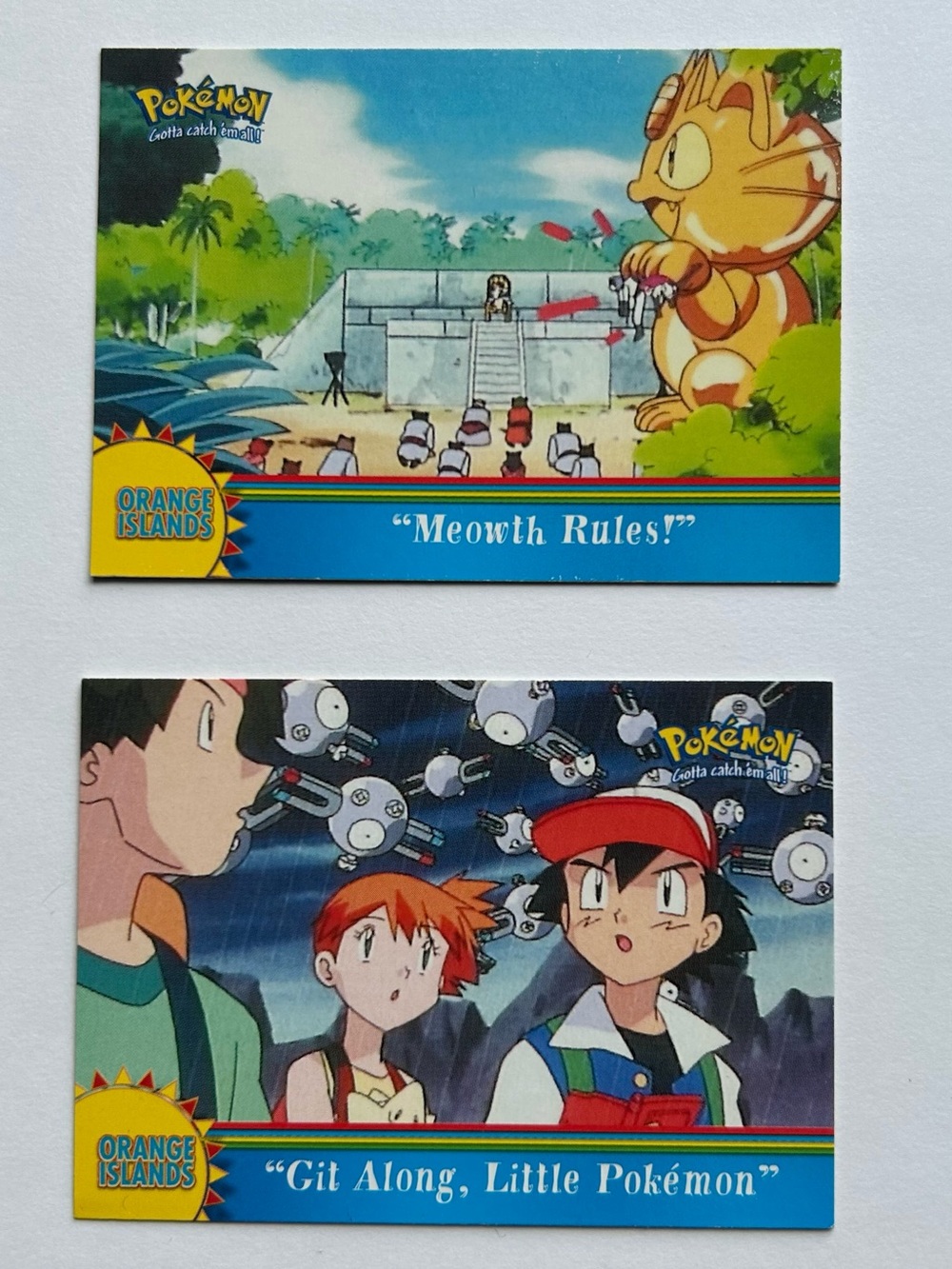 Orange Island Pokémon Topps Episode Cards